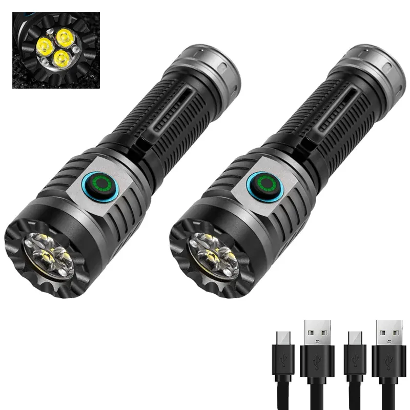 1500 Lumens USB C Powerful Pocket Flashlight