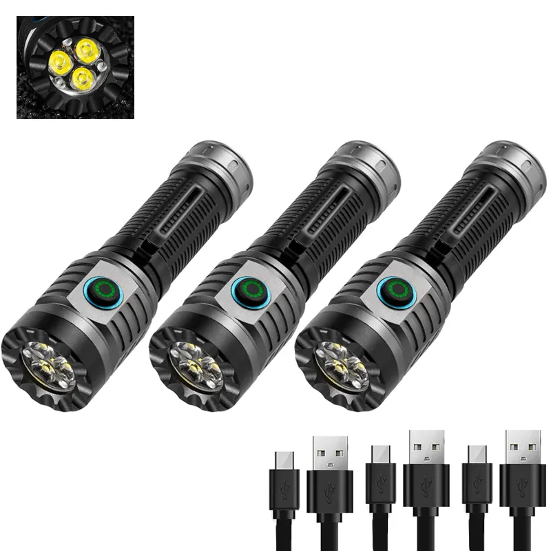 1500 Lumens USB C Powerful Pocket Flashlight