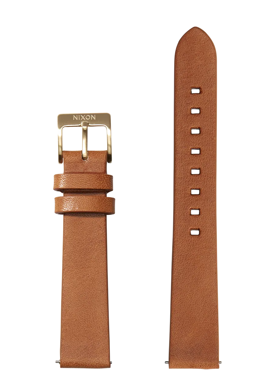 16mm Veg Tanned Leather Band - Saddle