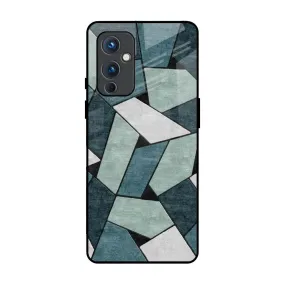 Abstact Tiles Glass Case for OnePlus 9