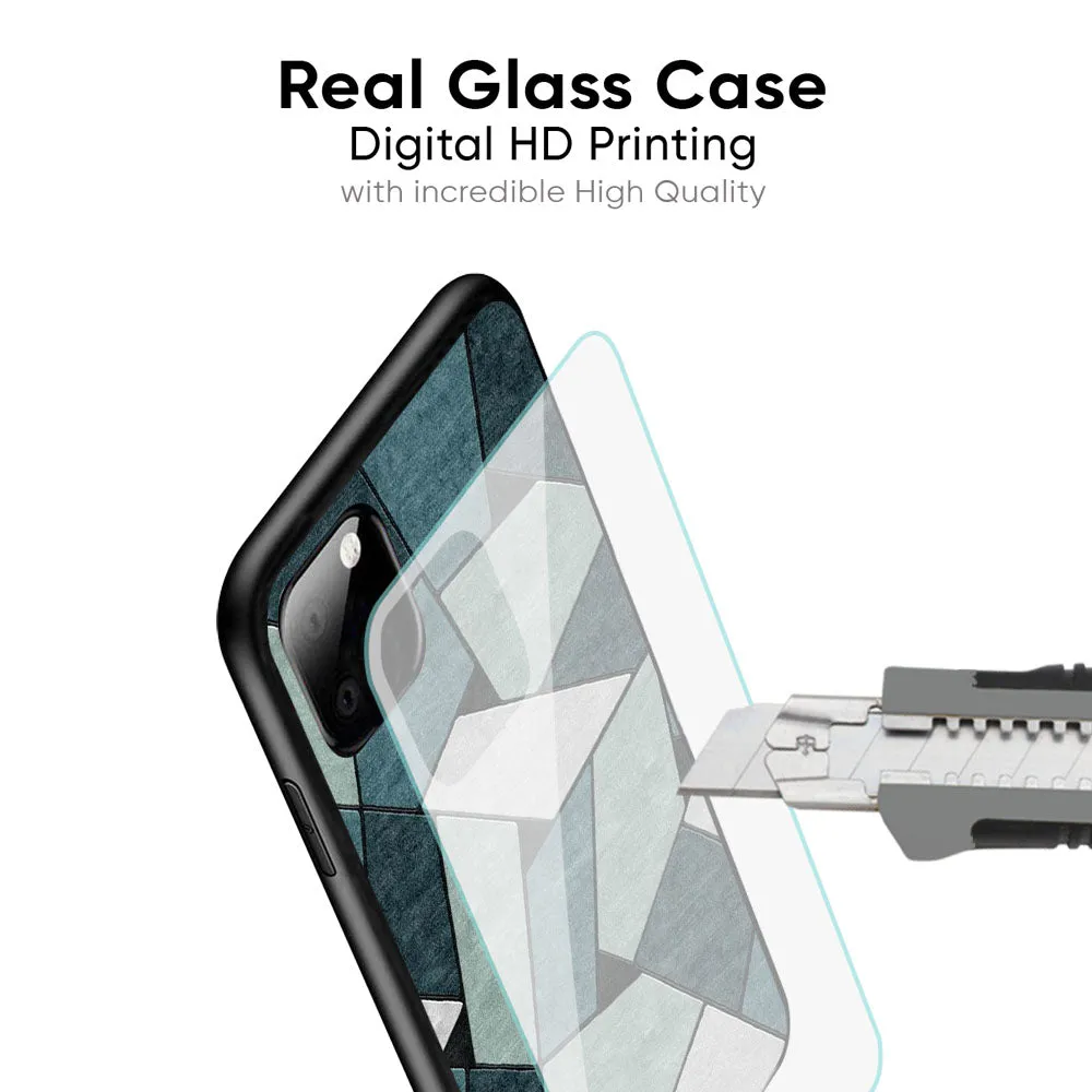 Abstact Tiles Glass Case for Oppo F21s Pro