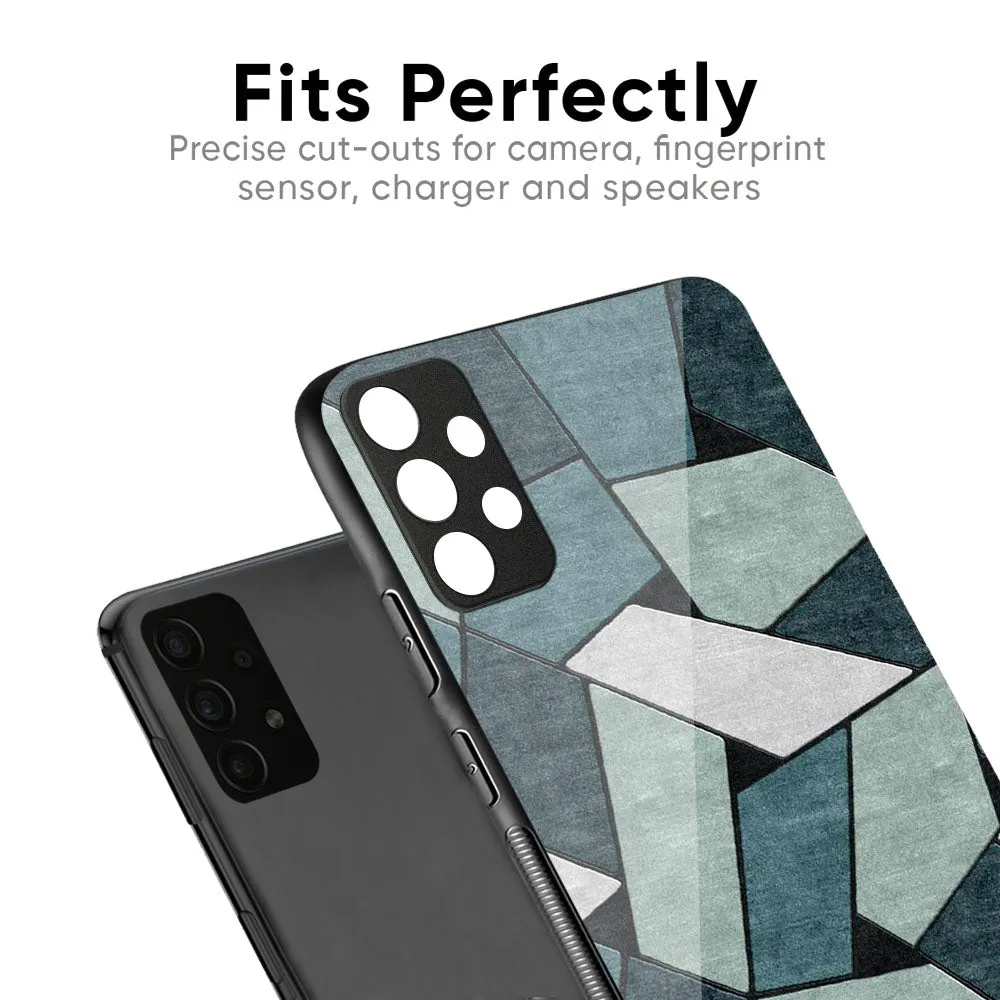 Abstact Tiles Glass Case for Oppo F21s Pro