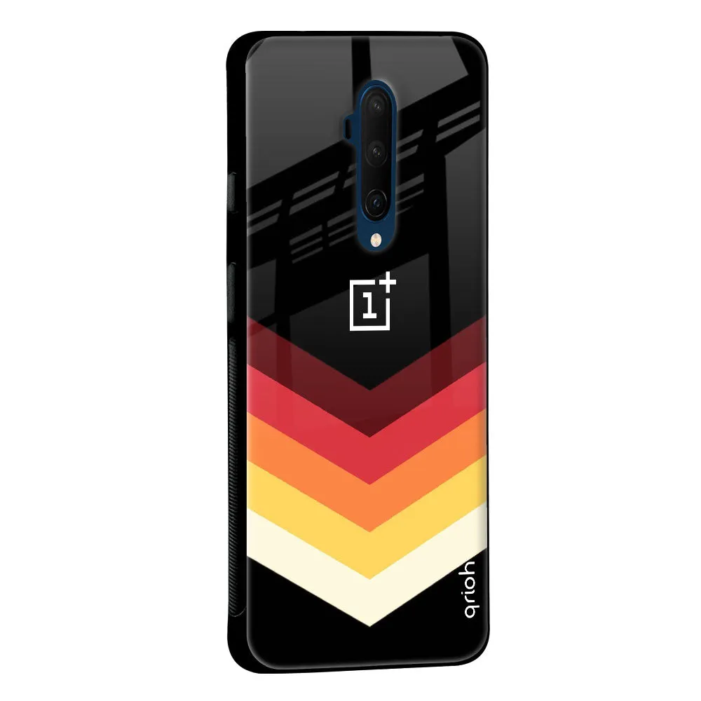 Abstract Arrow Pattern Glass Case For OnePlus 8T