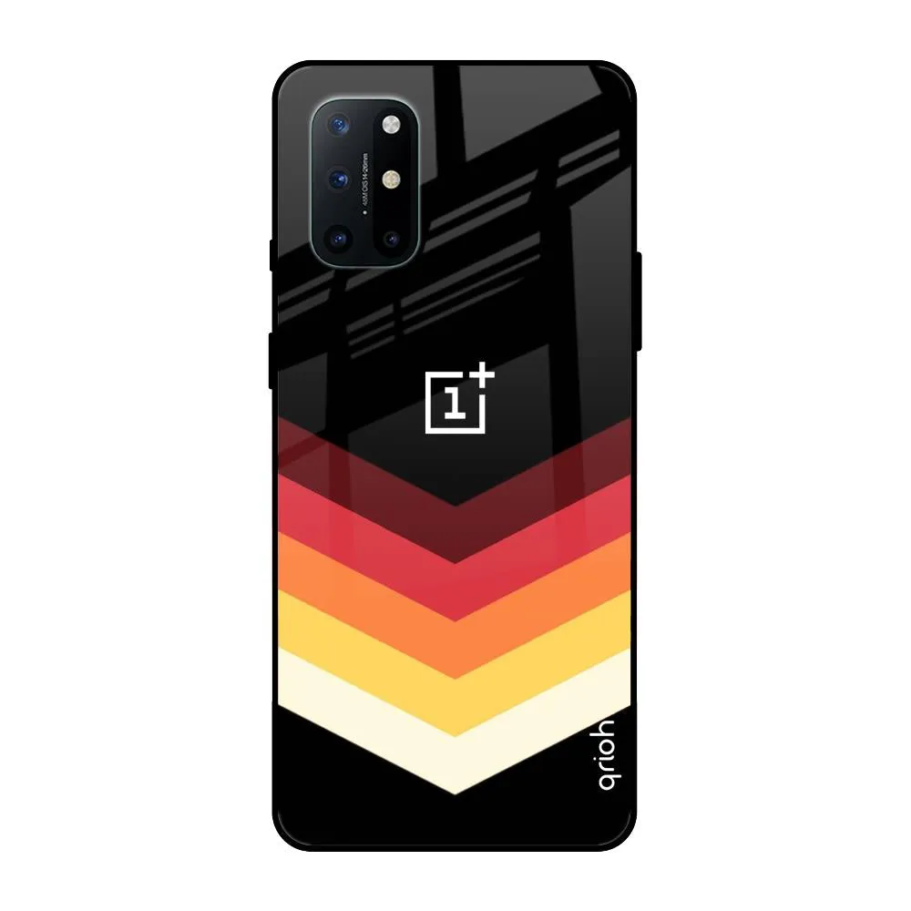 Abstract Arrow Pattern Glass Case For OnePlus 8T