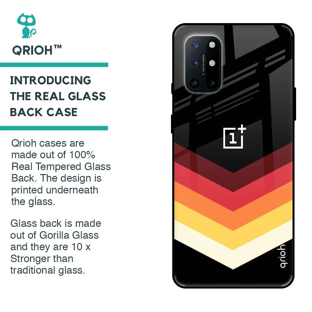 Abstract Arrow Pattern Glass Case For OnePlus 8T