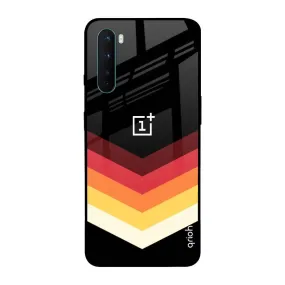 Abstract Arrow Pattern Glass Case For OnePlus Nord