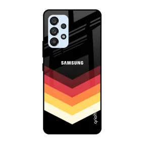 Abstract Arrow Pattern Glass Case For Samsung Galaxy A53 5G