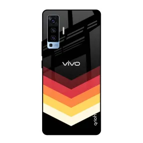 Abstract Arrow Pattern Glass Case For Vivo X50