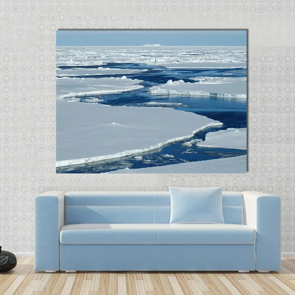 Antarctic Pack Ice Canvas Wall Art