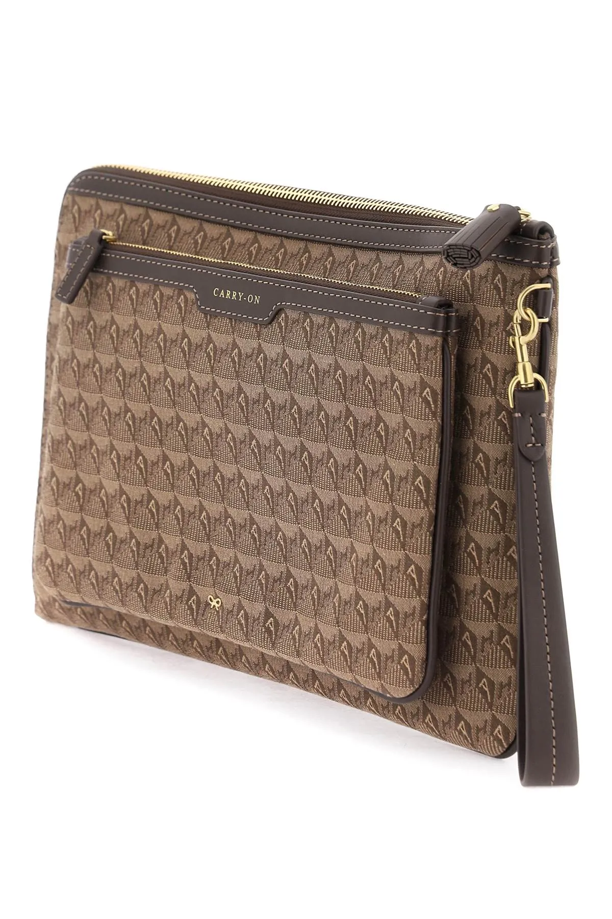 Anya hindmarch journey essentials jacquard pouch