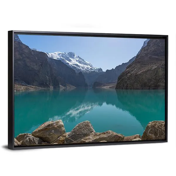 Attabad Lake In Gilgit  Pakistan Canvas Wall Art