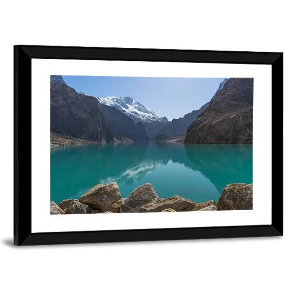 Attabad Lake In Gilgit  Pakistan Canvas Wall Art