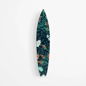 Blooms and Bugs Acrylic Surfboard Wall Art