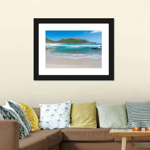 Cala Agulla On Mallorca Canvas Wall Art