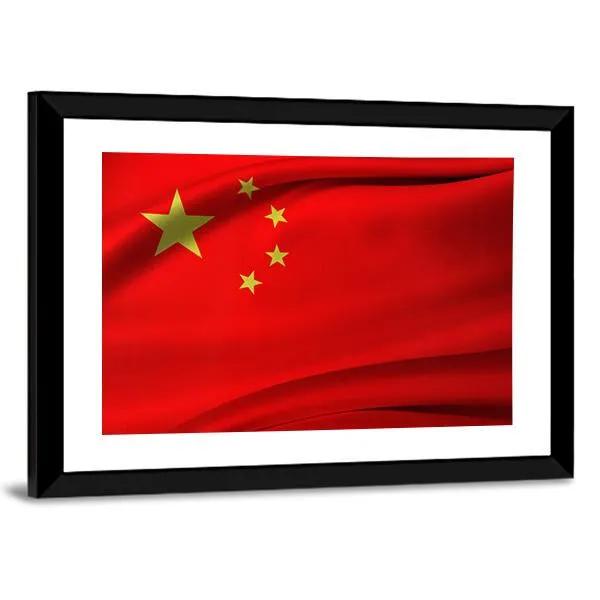 Chinese Flag Canvas Wall Art