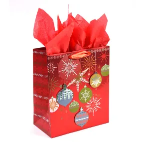 Christmas-Grande (Large) Brilliant Ornaments Pop Layer/Hot Stamp Bag, 1 Design