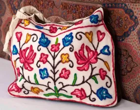 CREWEL KASHMIRI AARI WORK SHOULDER BAG