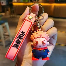 Cute 3D Yugi Silicone Lanyard Keychain | Durable | Stylish