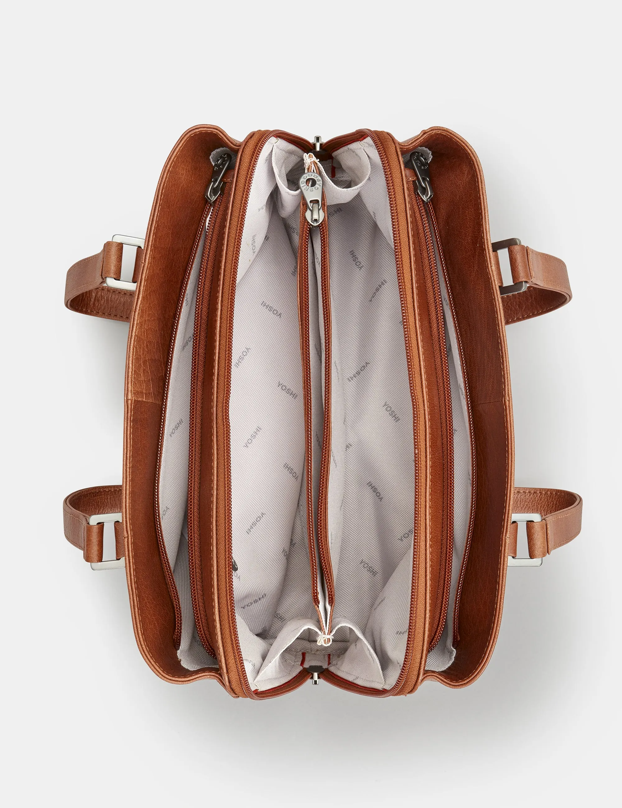 Ealing Brown Leather Shoulder Bag