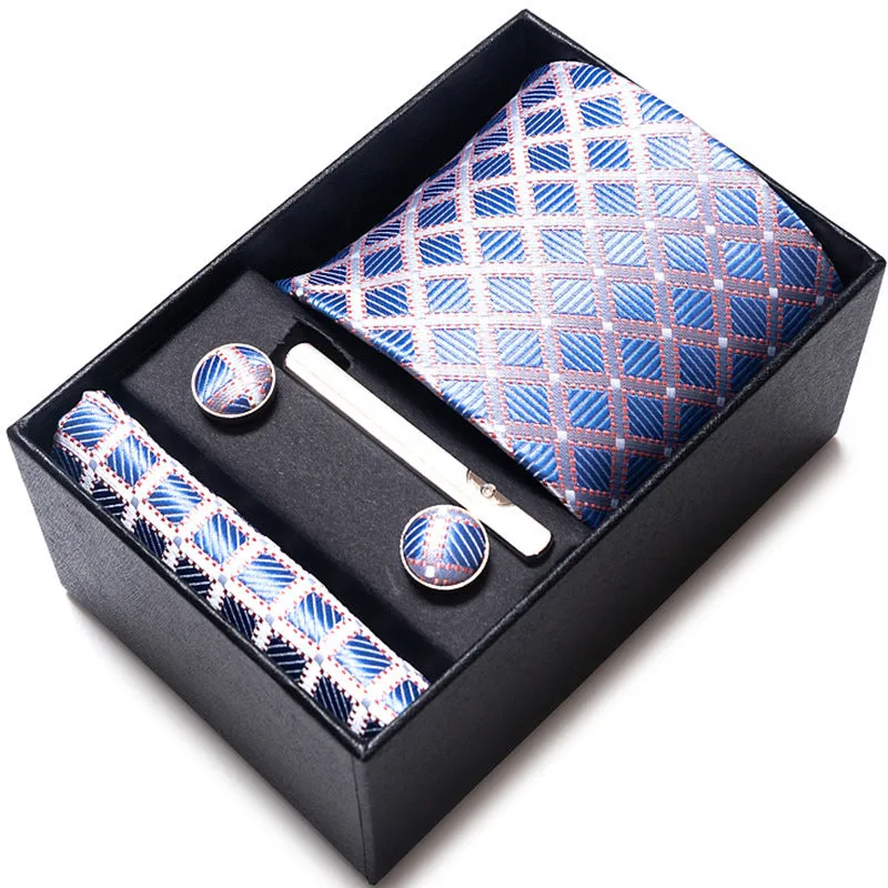 Formal Jacquard Yarn-dyed Business Professional Tie 14