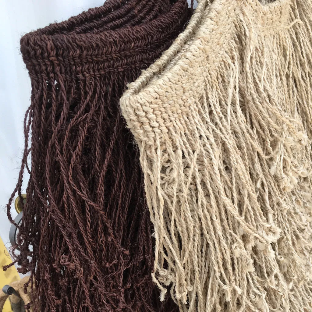 Funky Fringed Jute Bag