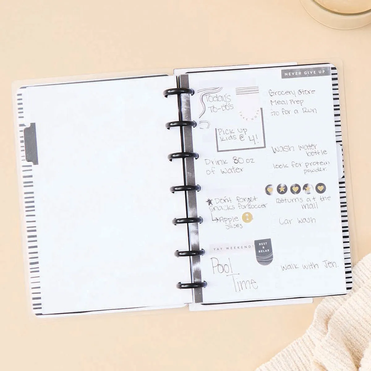 *IMPERFECT* Happy Planner Modern Impression Fitness Mini Notebook - Dot Grid