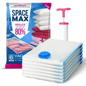 Large 6 Pack   Space Saver Vacuum Storage Bags - Save 80% More Storage