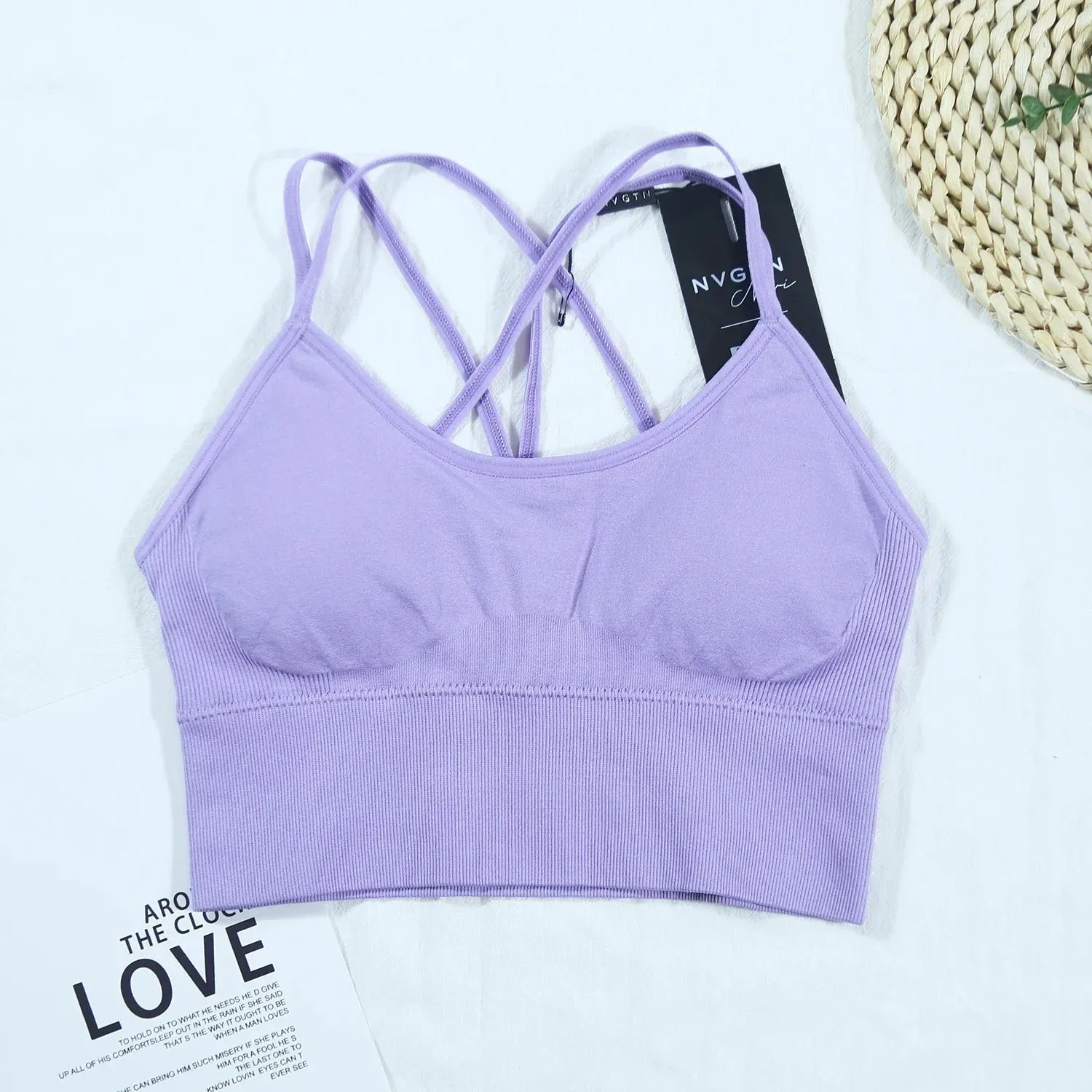 NVGTN Flourish Seamless Sports Bra (Bralette)