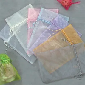 Organza Bags  6in x 9in White 6ct