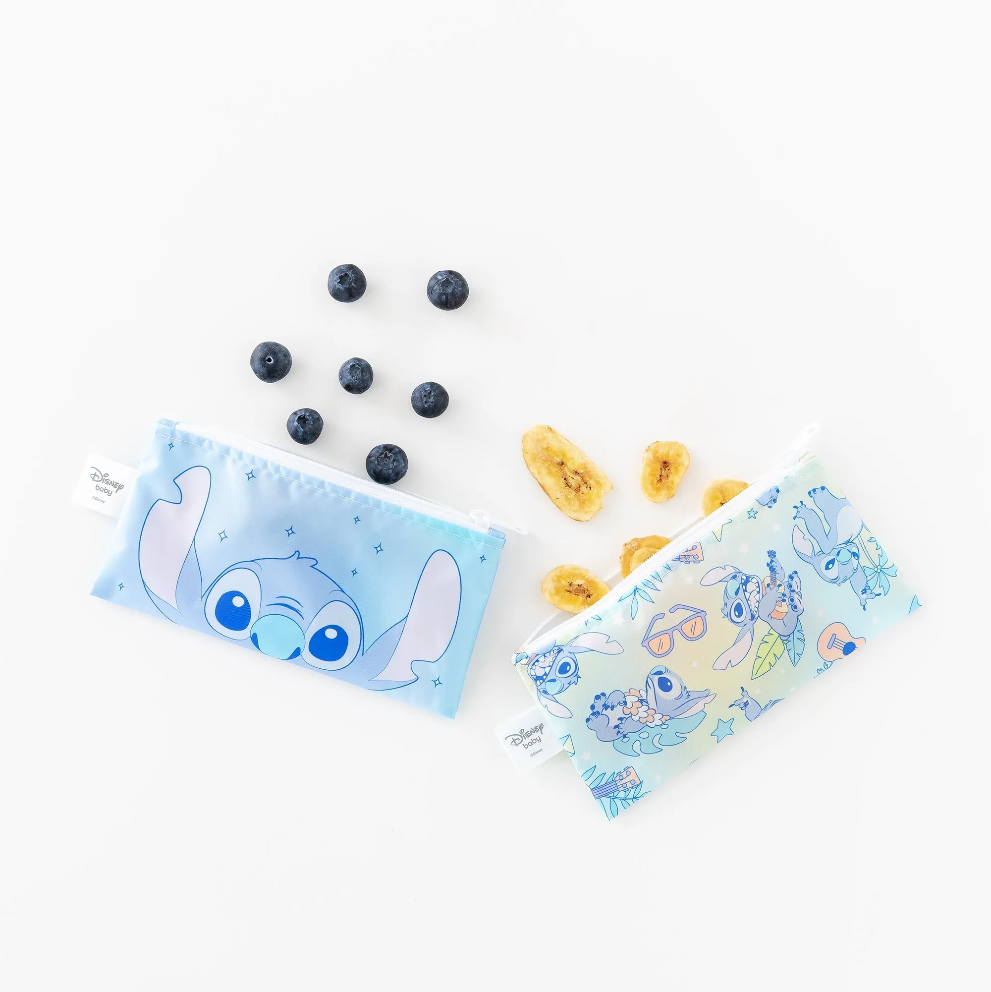 Reusable Snack Bag, Small 2 Pack: Stitch Star-ring Up Trouble