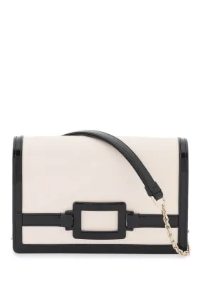 Roger vivier patent leather 'belle vivier voyage' clutch