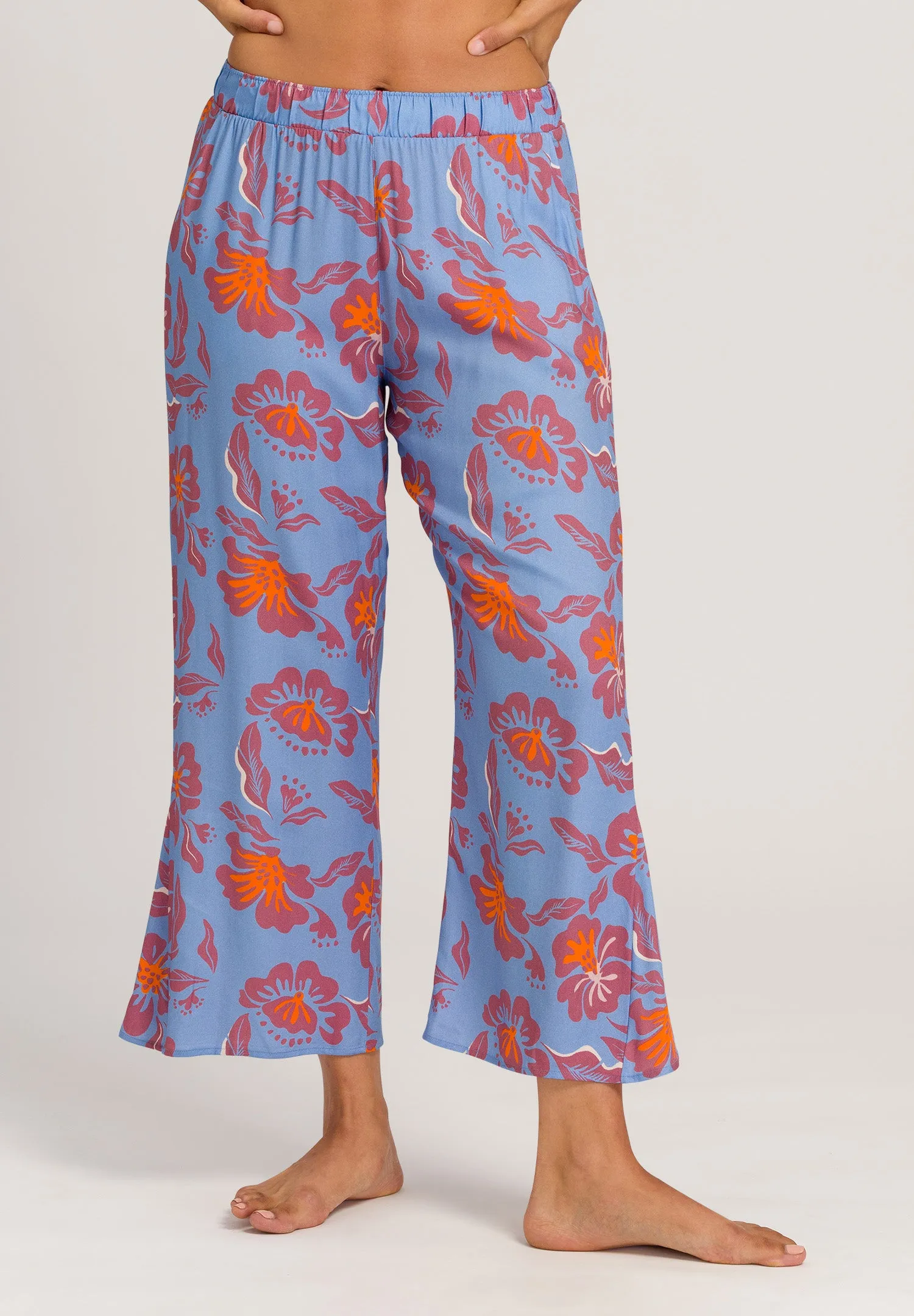 Sunny Vibes Crop Pants | Vivid Flowers 78732-2368